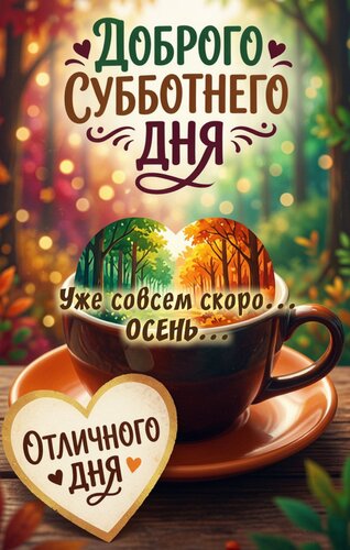 Открытка Конец лета