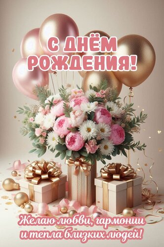 Открытка С днем рождения