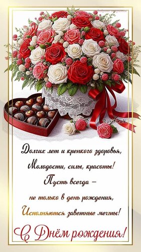 Открытка С днем рождения
