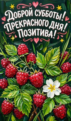 Открытка Доброй субботы
