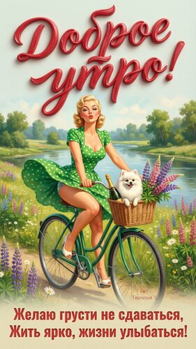 Открытка С добрым утром
