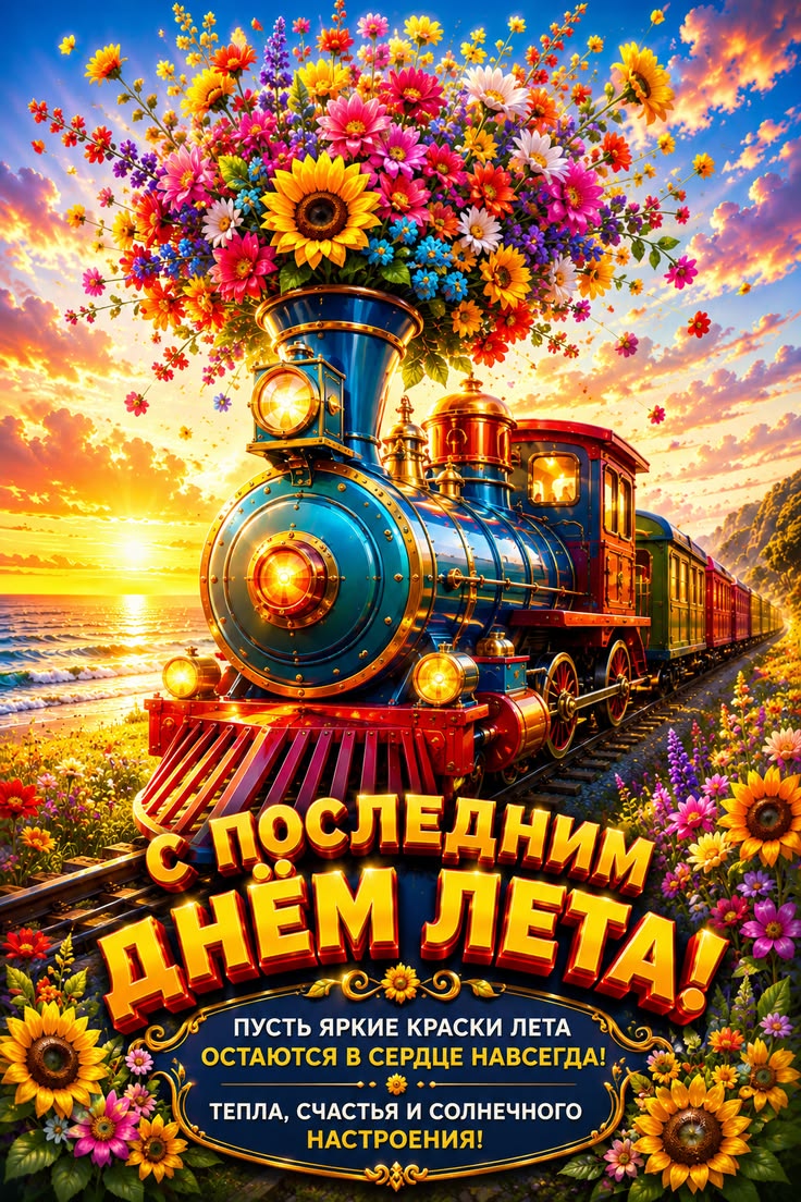 Открытка С последним днём лета