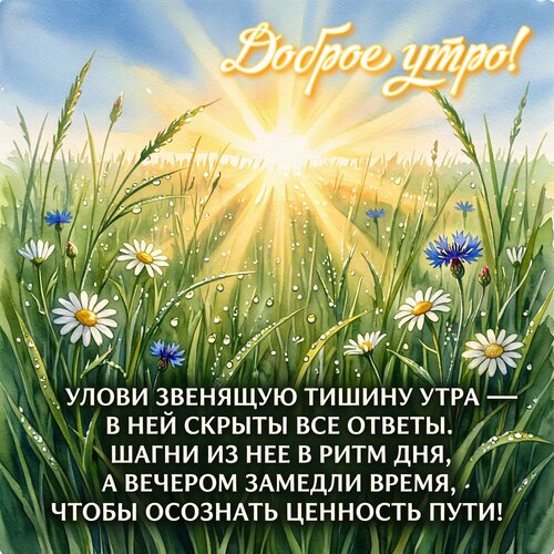 Открытка Доброе утро!