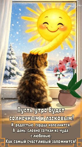 Открытка С добрым утром