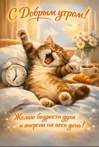 Открытка С добрым утром