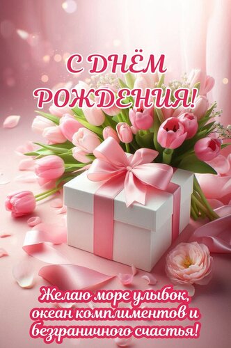 Открытка С днем рождения