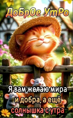 Открытка Доброе утро