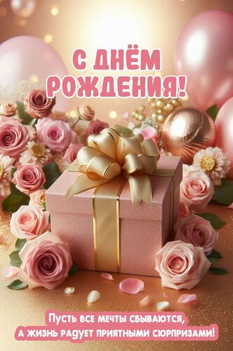 Открытка С днем рождения