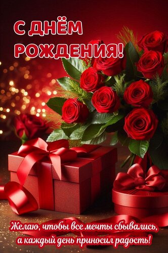 Открытка С днем рождения