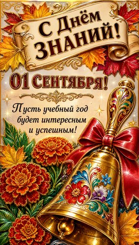 Открытка День знаний
