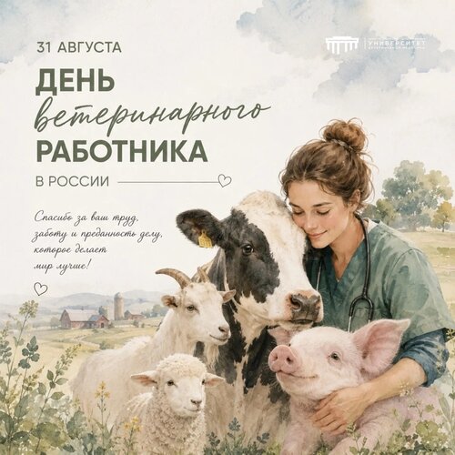 Открытка день ветеринарного работника