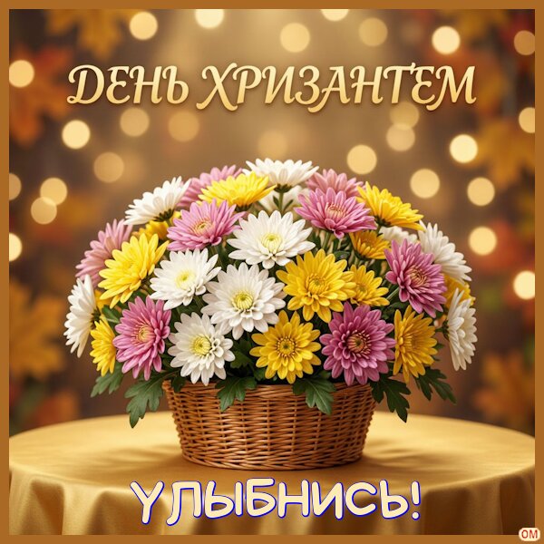 Открытка День хризантем 2