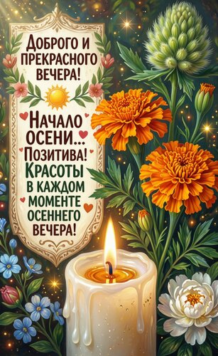 Открытка Добрый вечер