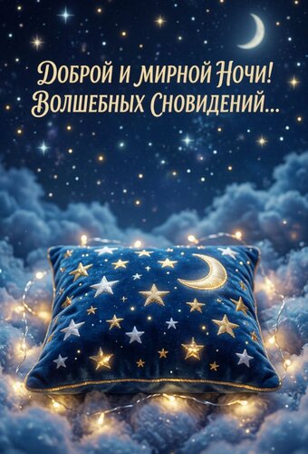 Открытка Спокойной ночи