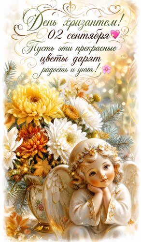 Открытка День хризантем