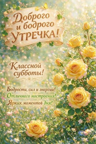 Открытка Классной субботы
