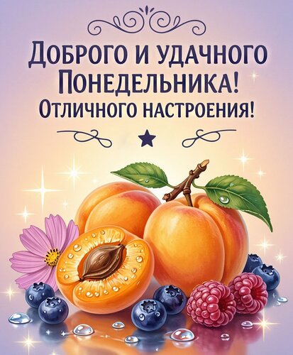 Открытка Доброго и удачного понедельника