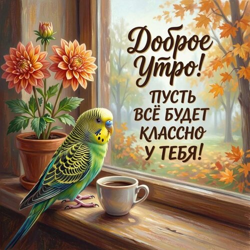 Открытка Доброе утро! Пусть всё будет классно у тебя!