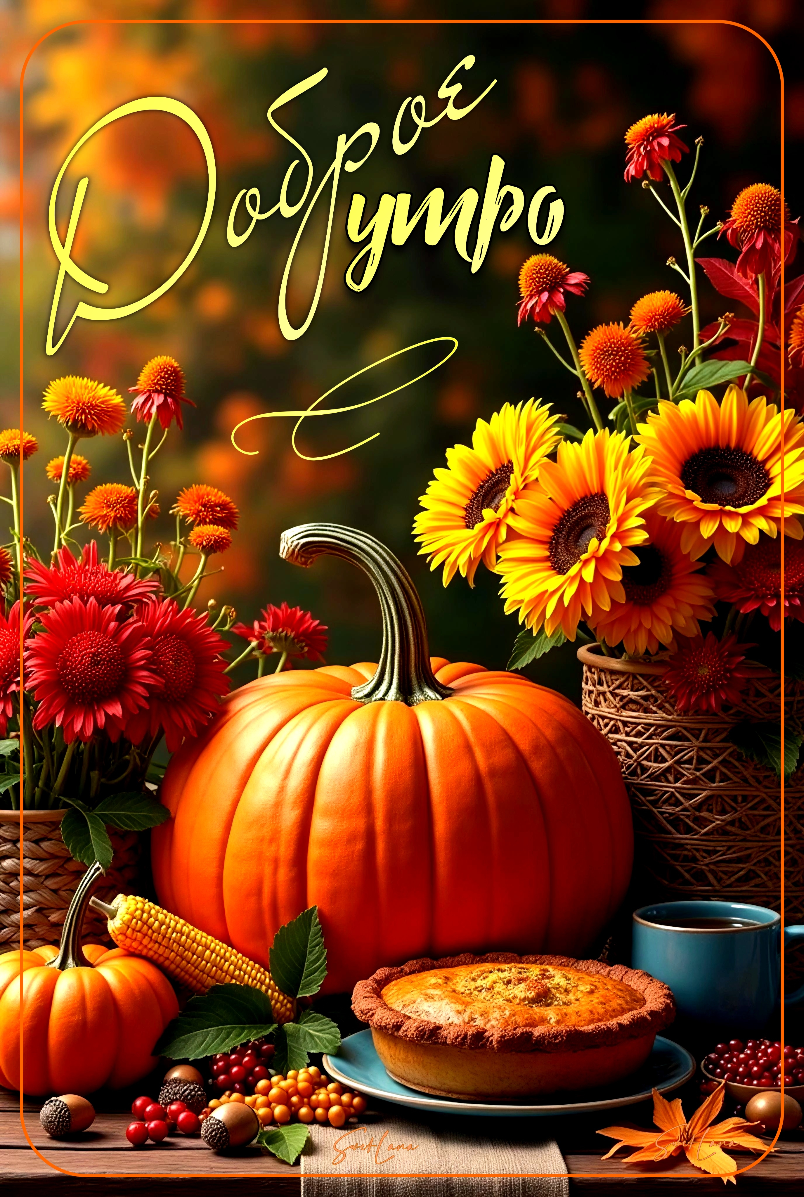 Открытка Доброе утро