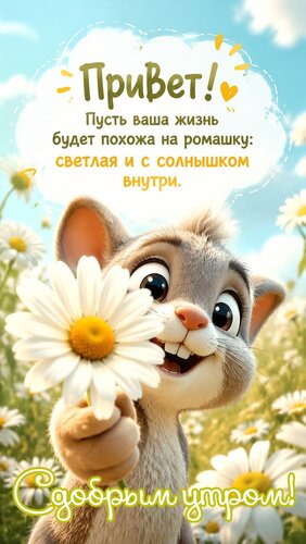 Открытка Доброе утро