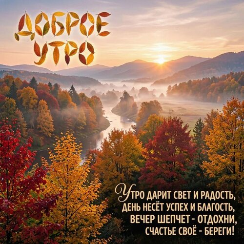 Открытка Доброе утро