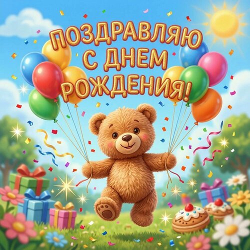 Открытка С днем рождения!