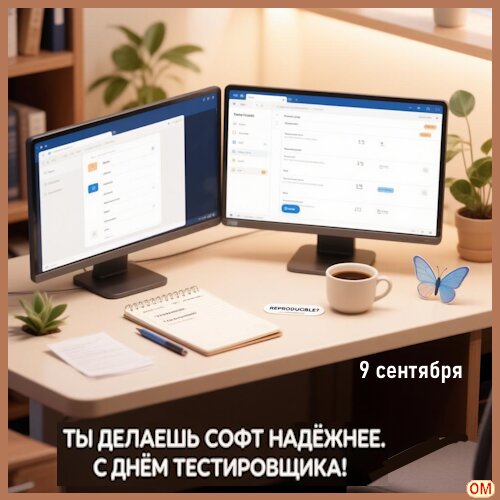 Открытка День тестировщика 