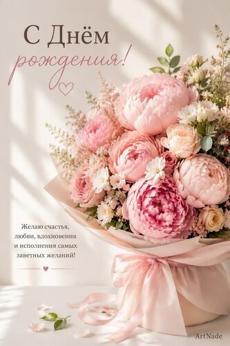 Открытка С днём рождения