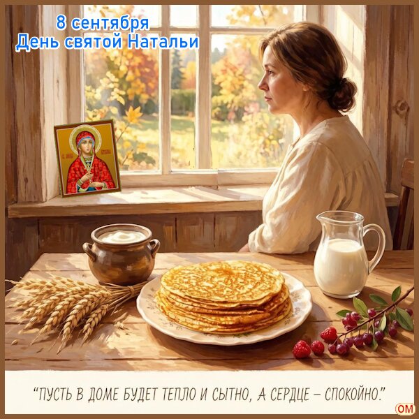 Открытка День святой Натальи