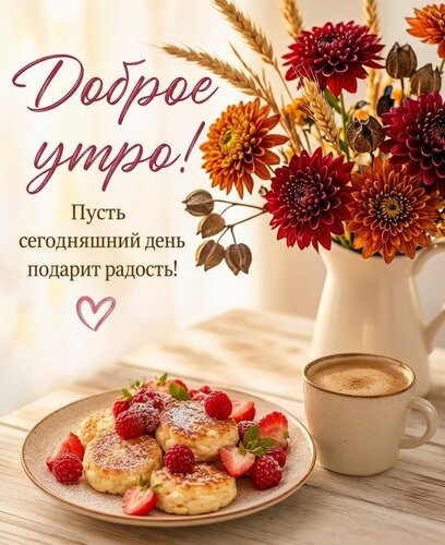 Открытка Пусть сегодняшний день подарит радость!
