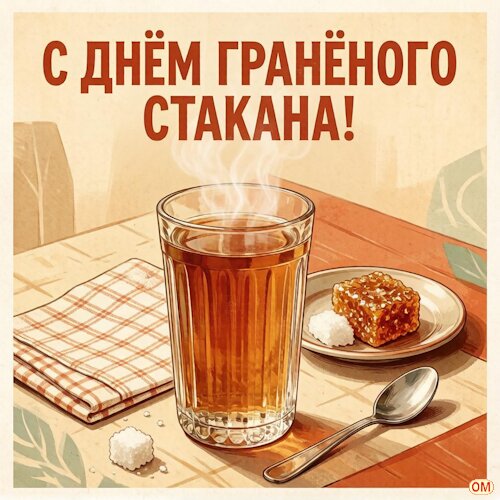 Открытка День граненого стакана 1