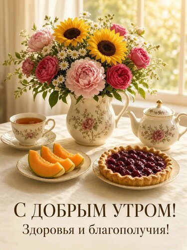 Открытка с добрым утром