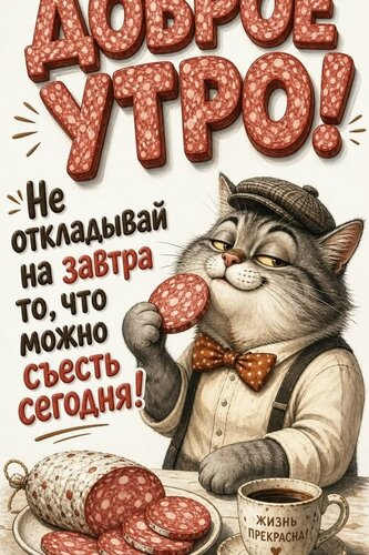 Открытка Доброе утро