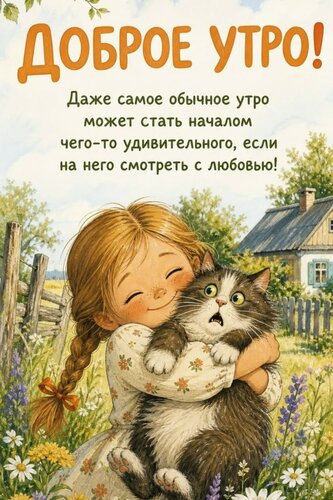 Открытка Доброе утро