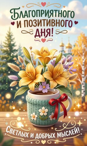 Открытка Благоприятного и доброго дня