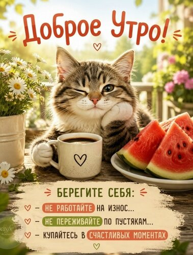 Открытка Доброе утро
