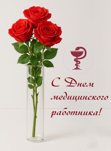 Открытка С днём медицинского работника