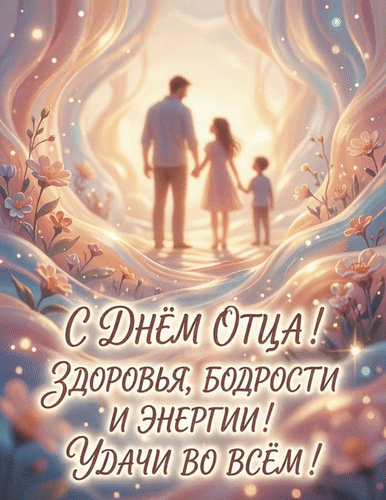 Анимированная открытка День Отца