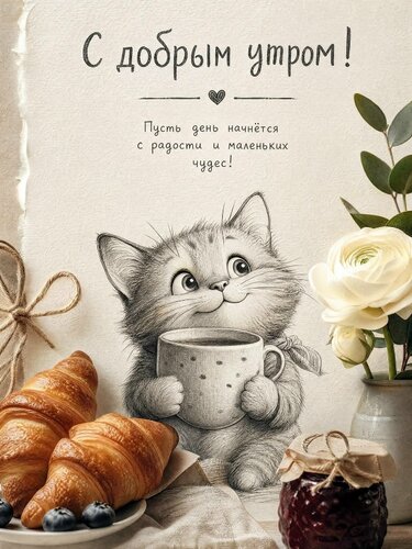 Открытка Доброе утро
