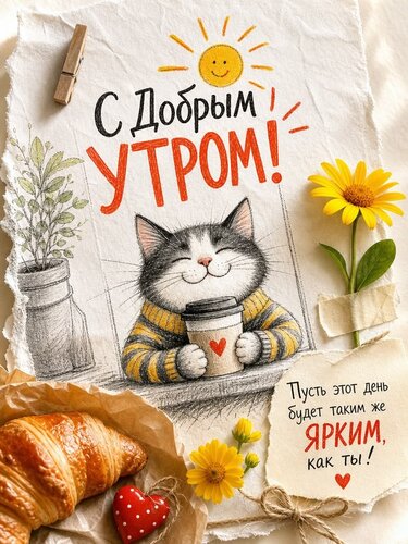 Открытка Доброе утро