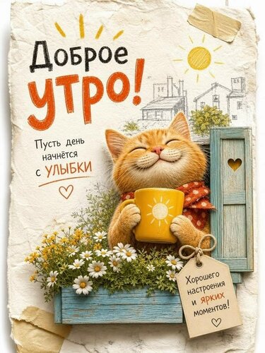 Открытка Доброе утро