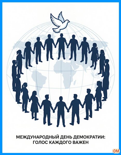 Открытка Международный день демократии 1