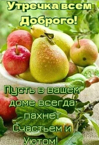 Открытка пусть утро будет добрым