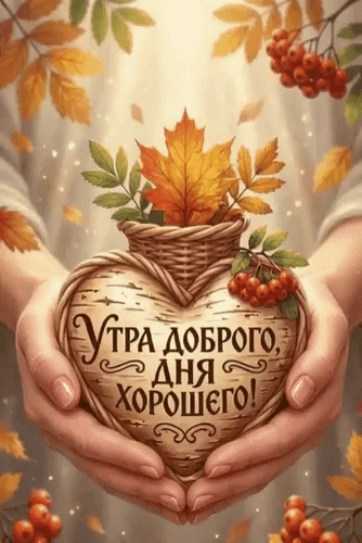Анимированная открытка Утра доброго, дня хорошего!