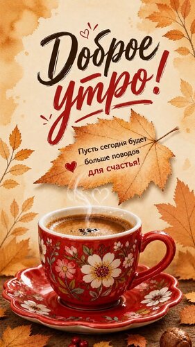 Открытка Доброе утро