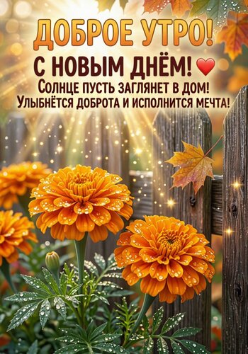 Открытка Доброе утро