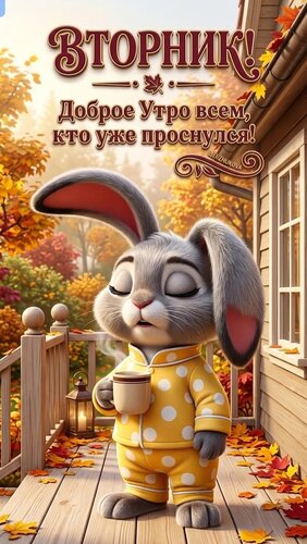 Открытка Вторник
