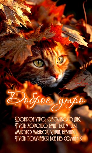 Открытка Доброе утро