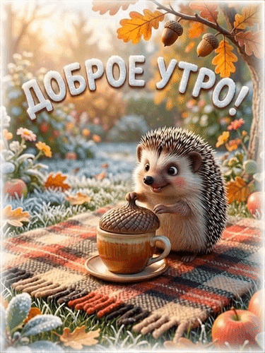 Анимированная открытка Доброе утро!