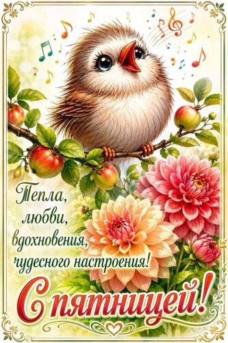 Открытка С пятницей